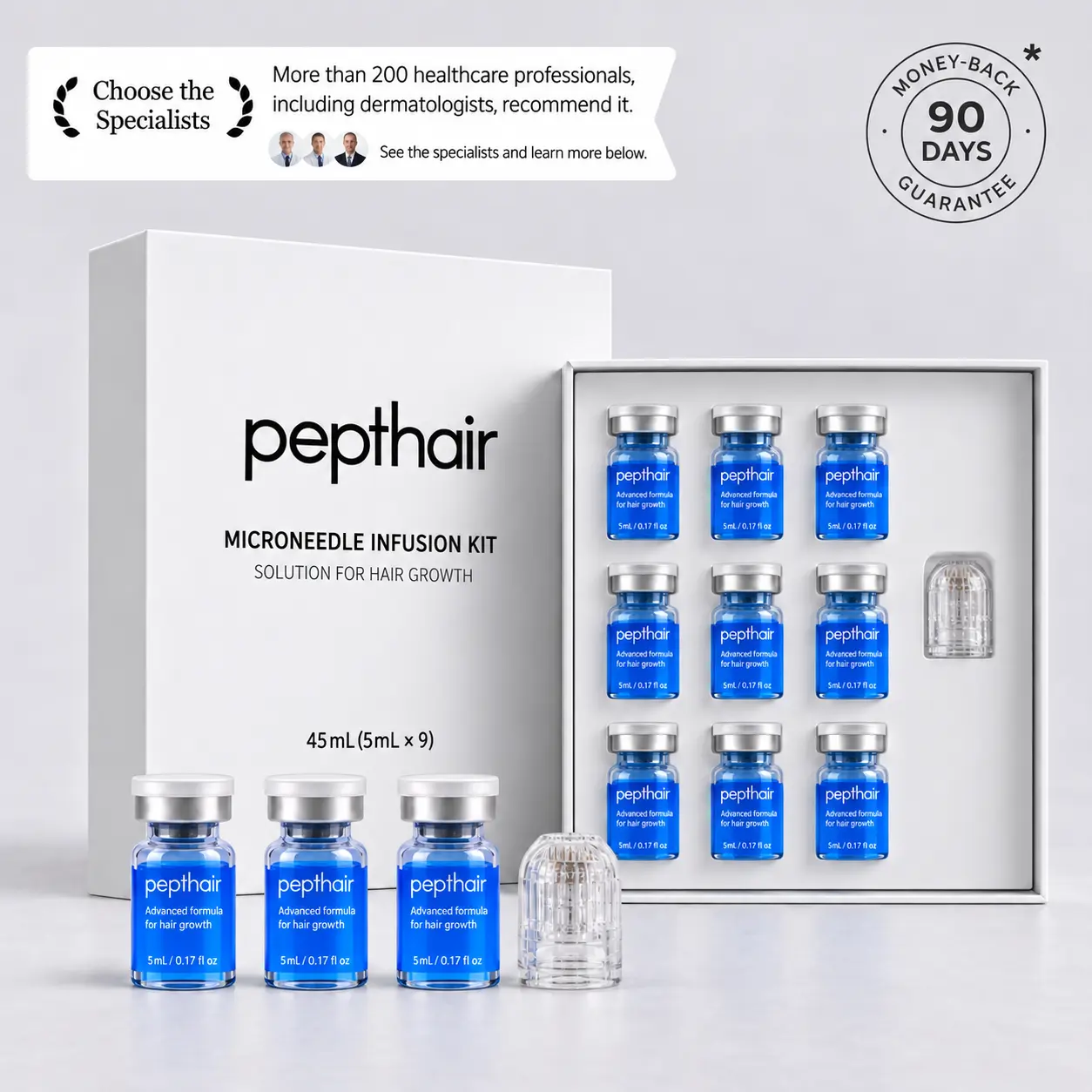 PeptHair micro-infusion system for hair growth — image 1