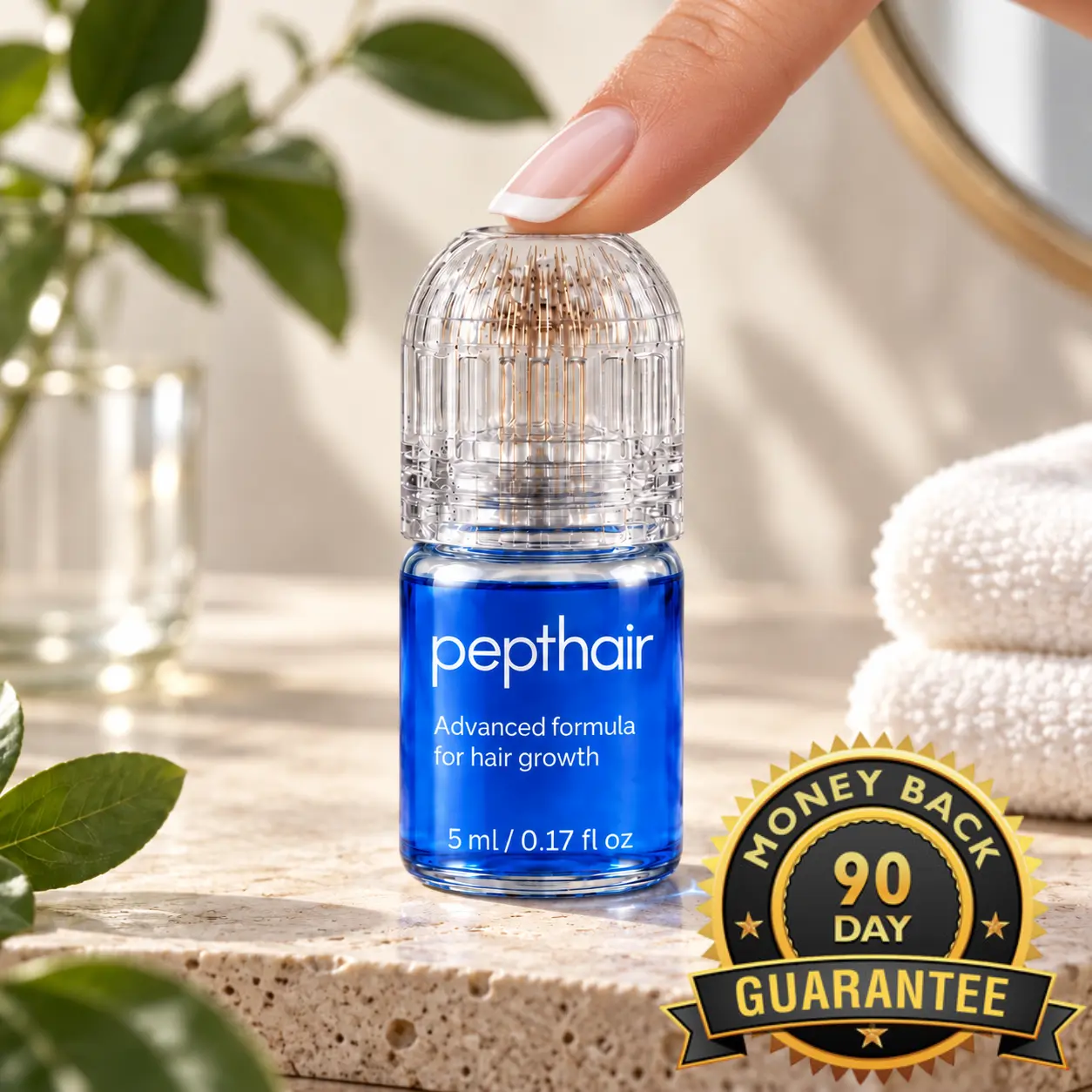 PeptHair 90-day unconditional guarantee